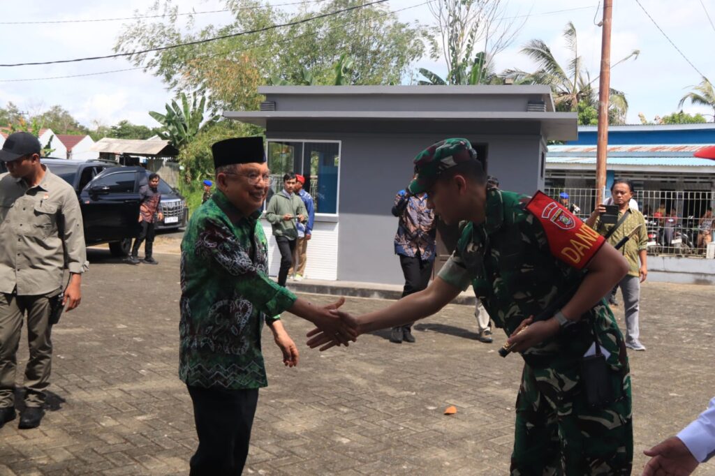 Dandim 1006/Banjar Turut Sambut Kedatangan Ketua PMI Pusat H. Muhammad Yusuf Kalla