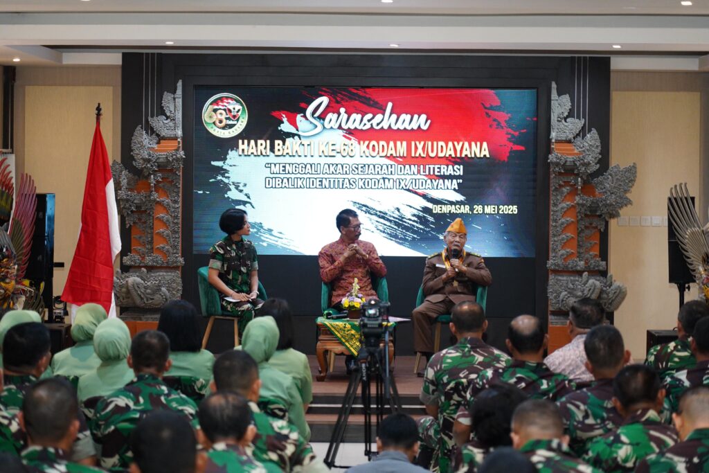 Peringati Hari Bakti Ke 68, Kodam IX/Udayana Gelar Sarasehan Sejarah Kodam