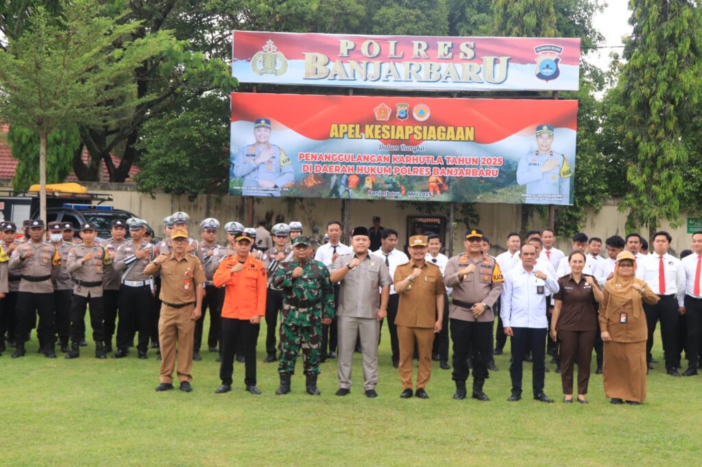 Kodim 1006/Banjar Persiapkan Personil Mendukung Penanggulangan Karhutla 