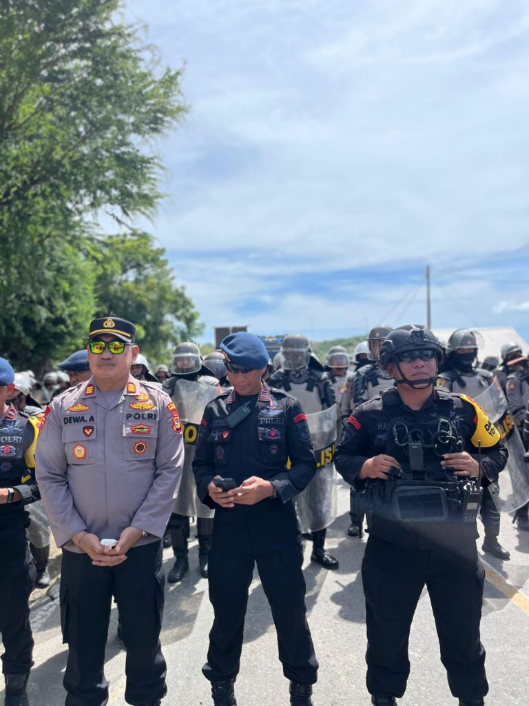 Aksi Damai KP4S Kawal Aspirasi Pembentukan Provinsi Pulau Sumbawa, Polda NTB Siaga Jaga Kamtibmas