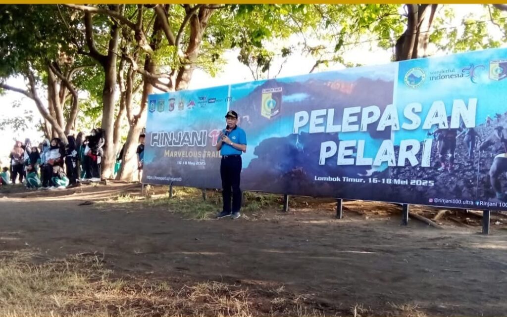 Lepas Pelari Elit Dunia di Rinjani 100, Lombok Timur Tunjukkan Taji sebagai Tuan Rumah Event Internasional