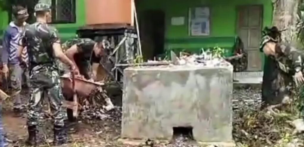 Mitigasi Ruang Terbuka Hijau, Jajaran Koramil 1006-13/SM Tanam Pohon Cegah Karhutla