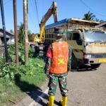 Danramil dan Babinsa Sosialisasikan Oplah Normalisasi Sungai di Desa Tambak Sirang Laut