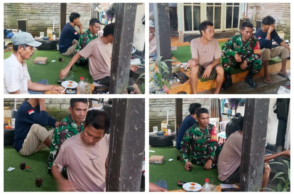 Babinsa Pringgasela Ajak Warga Otak Reban Jaga Lingkungan Lewat Komsos
