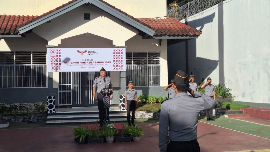 Komitmen Perkokoh Ideologi, Lapas Selong Peringati Upacara Peringatan Hari Lahir Pancasilaa