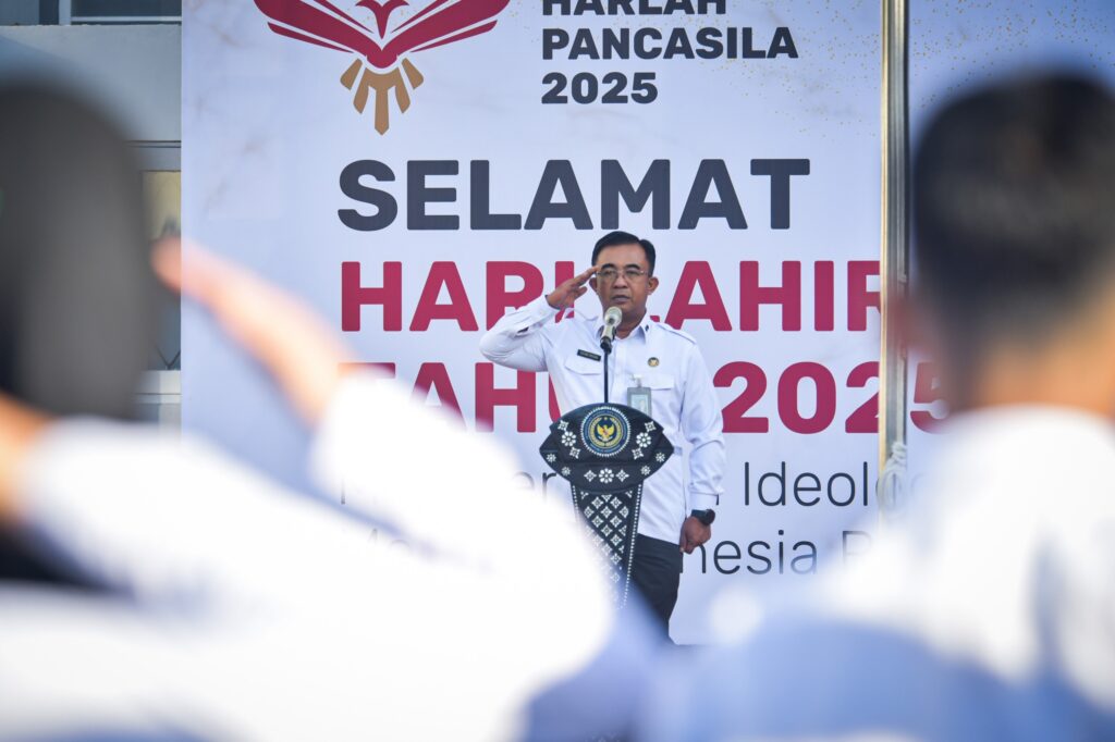 Jajaran Lapas Lombok Barat Ikuti Upacara Peringatan Hari Lahir Pancasila Tahun 2025