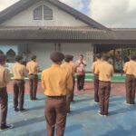 Bentuk Mental Disiplin Yang Baik, Anak Binaan LPKA Lombok Tengah Berlatih Pramuka