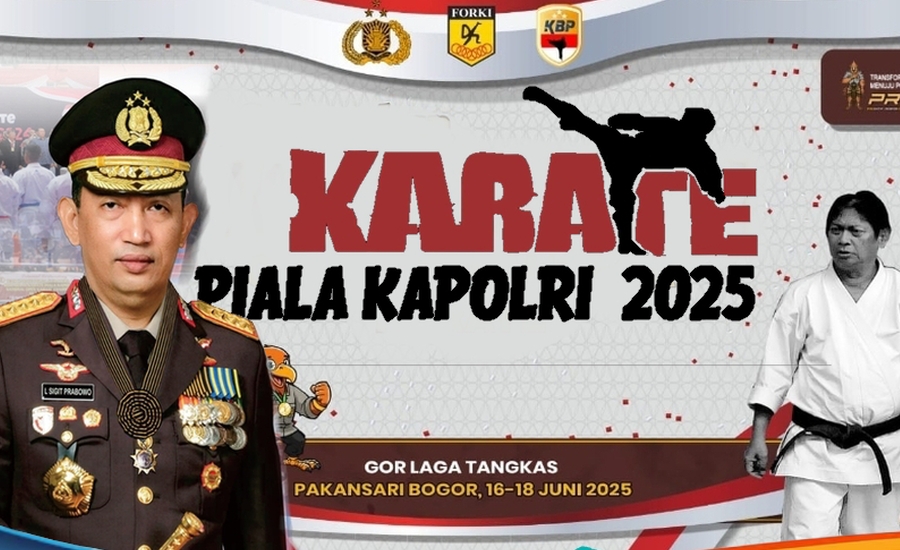 Kejuaraan Karate Piala Kapolri 2025, Arena Sportivitas dan Loyalitas Bhayangkara Untuk Masyarakat