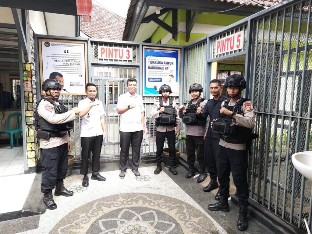 Tingkatkan Sinergitas, Lapas Selong Terima Sambang dari Kompi 3 Bataliyon B Satbrimob Polda NTB