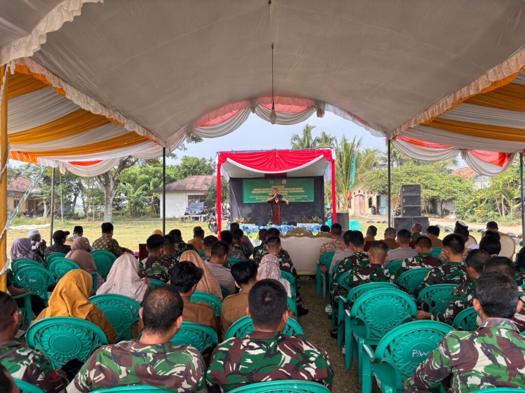 Upacara Pembukaan Karya Bakti LATSITARDANUS XLV/2025 Awal Pengabdian Taruna Satlat Macan