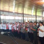 Kodim 0912/Kubar Dukung Pencanangan Kampung Anti Maladministrasi di Linggang Bigung