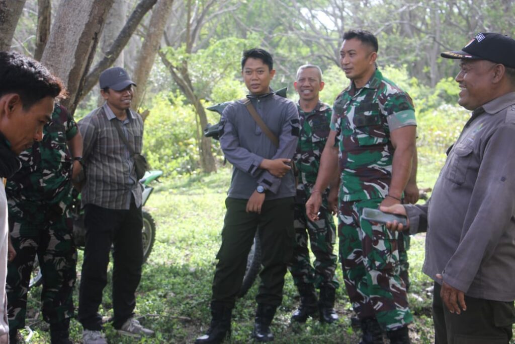 Dandim 1615/Lotim Tinjau Lokasi Rencana Pembangunan Batalyon TP di Sekaroh