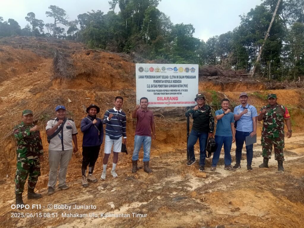 Anggota Koramil 0912-03/Long Bagun Laksanakan Monitoring Patroli PKH di Wilayah Mahakam Ulu