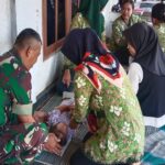Babinsa Pohgajih Dampingi Posyandu, Wujudkan Tumbuh Kembang Balita Optimal Dan Cegah Stunting