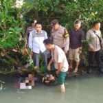 Polsek Praya Barat Olah TKP Penemuan Jasad Bayi di Bendungan Batujai