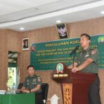 Tingkatkan Kesadaran Hukum, Prajurit dan Persit Kodim 1002/HST Ikuti Penyuluhan dari Kumdam VI/Mulawarman