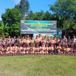 Pramuka Saka Wira Kartika Kodim 1606 Mataram Tanamkan Jiwa Nasionalisme di Gua Lawah