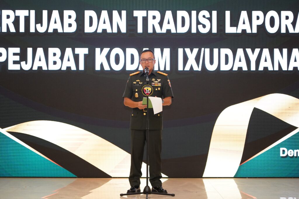 Pangdam IX/Udayana Pimpin Sertijab dan Tradisi Korps Pejabat Kodam