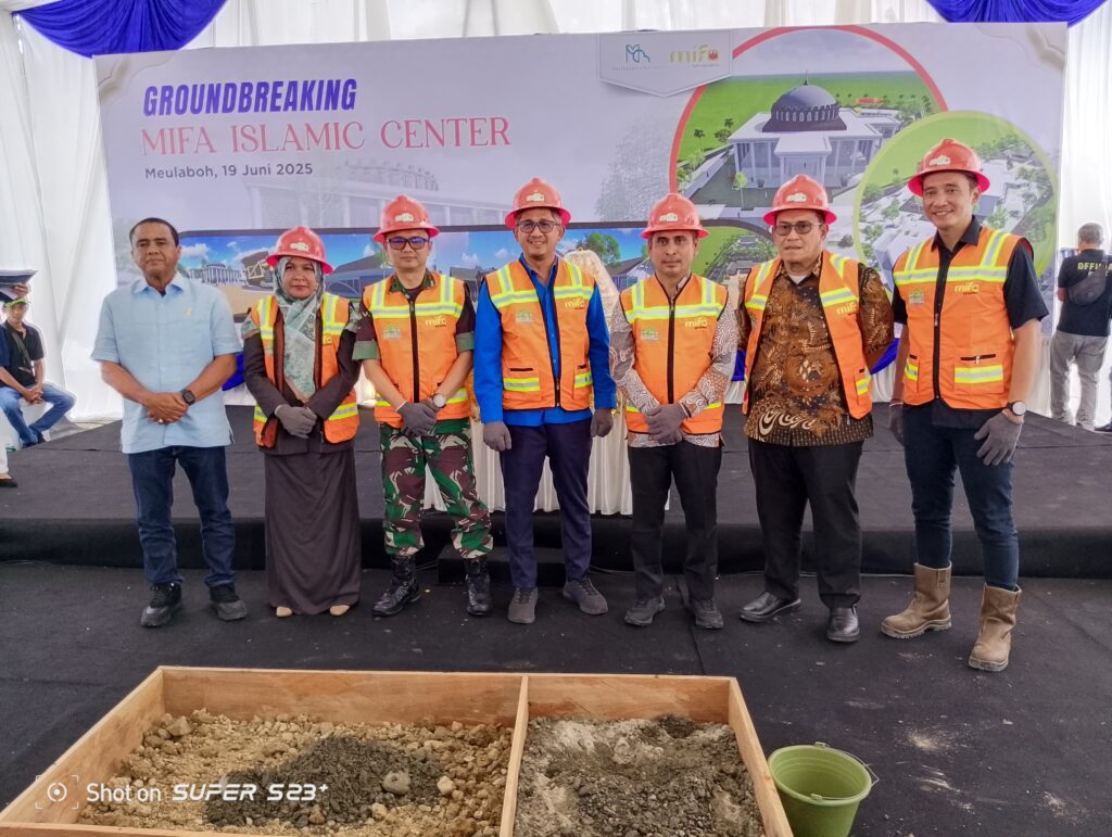 Dandim 0105/Abar Hadiri Groundbreaking Mifa Islamic Center Pusat Pendidikan Dan Kebudayaan Islam