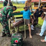 Kampung Wanbakon semakin terasa Aman dengan kehadiran TNI