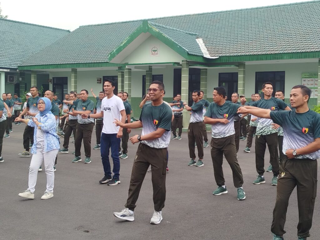 Tingkatkan Kebugaran dan Jaga Kekompakan, Kodim 0819 Pasuruan Gelar Olahraga Bersama