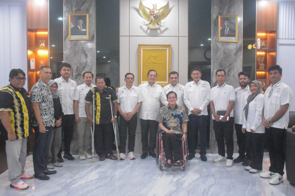 Gubernur Iqbal Terima Sekjen NPC Bahas Persiapan Peparnas ke-18 2028