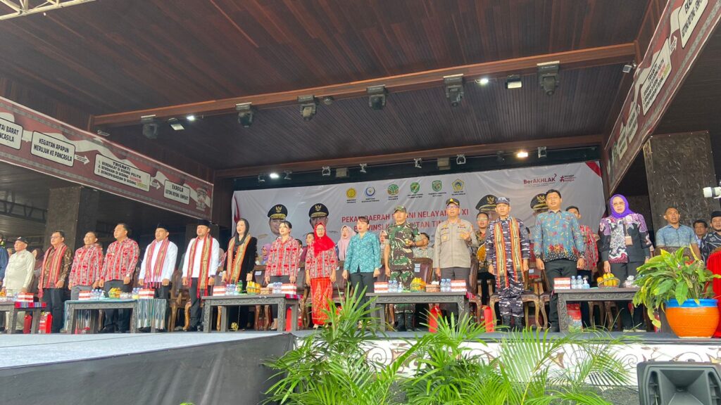 Dandim 0912/Kubar Hadiri Pembukaan PEDA XI Petani Nelayan Provinsi Kalimantan Timur di Kutai Barat