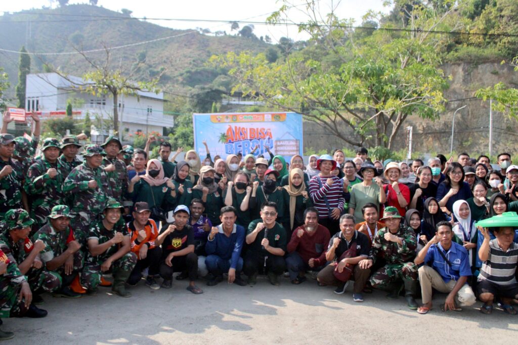 Kodim 1608/Bima dan FKGK Gelar Karya Bakti Dukung Program BISA Kota Bima