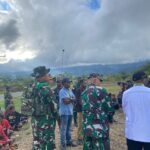 Danrem 172/PWY Kunjungi Pegunungan Bintang, di Kawal Ketat Satgas Yonif 751/VJS.