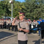 Polres Lombok Utara Gelar Upacara Tabur Bunga Sambut Hari Bhayangkara ke-79