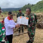 Bupati Pegunungan Bintang Apresiasi Pembangunan Pos Baru TNI Satgas Yonif 751/VJS di Wilayah Distrik Yappimakot