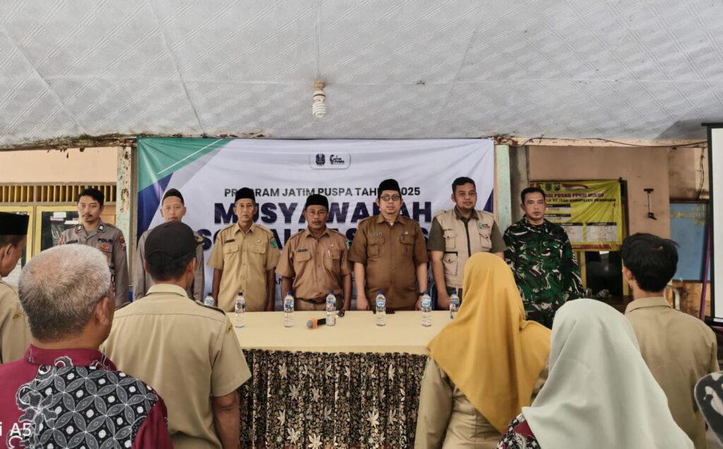 Batituud Koramil Rejoso Hadiri Sosialisasi Program Jatim Puspa di Desa Sadengrejo