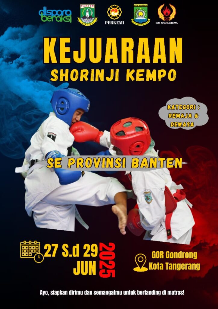 180 Kenshi Berlaga di Kejuaraan Shorinji Kempo Se-Banten 2025, Perebutkan Tiket ke Level Nasional