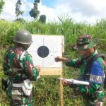 Bina Kemampuan Prajurit, Kodim 1620/Loteng Gelar Latihan Menembak di Lat Bak Sat Brimob Sade