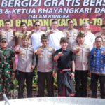 Semangat Hari Bhayangkara Ke-79, Kapolda NTB Hadiri MBG Polres Loteng