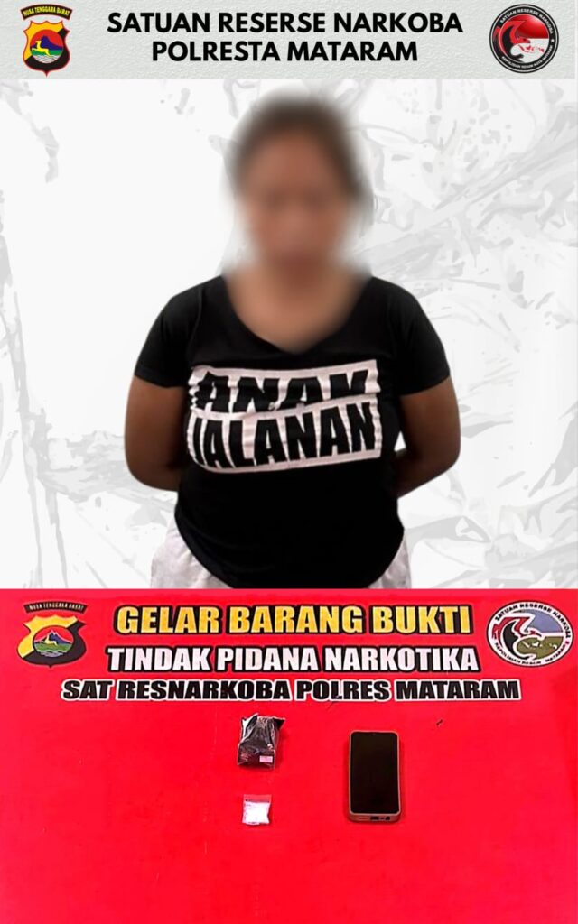 Ibu Rumah Tangga di Cakranegara Diringkus, Bandar Narkoba Kambuhan Terancam 20 Tahun Bui!