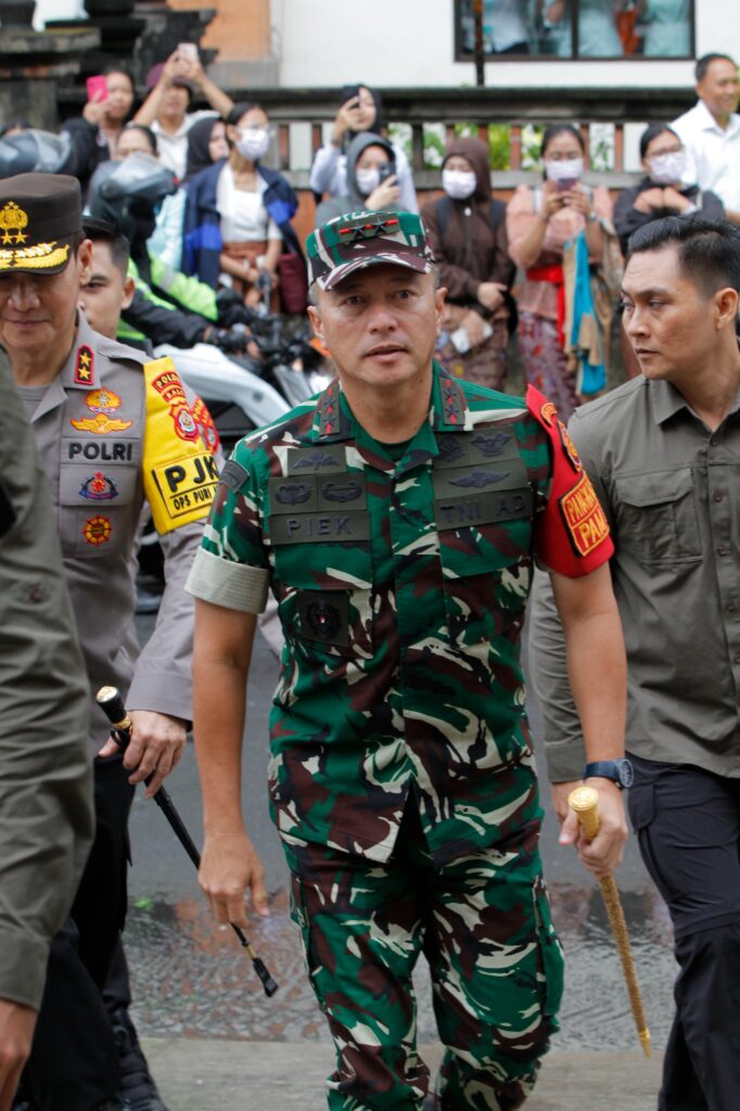 Dipimpin Pangdam IX/Udayana, Pengamanan Kegiatan Presiden Prabowo di Sanur Tertib dan Sukses
