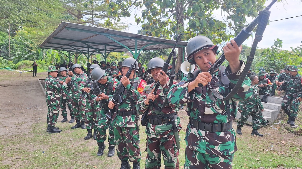Kodim 1606/Mataram Gelar Latbakjatri Semester I 2025, Asah Ketangkasan Prajurit