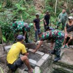 Gotong Royong Warga dan TNI Wujudkan Akses Air Bersih di Dusun Muhajirin