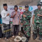 Kodim 1606 Mataram dan Lazdazi Bedah Rumah Warga Jatisela