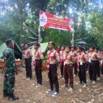 Babinsa Koramil 1002-08/Labuan Amas Utara Dampingi Kegiatan Jambore Cabang XII Hulu Sungai