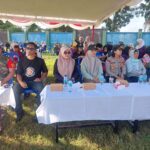 Babinsa Kelurahan Selong Hadiri Jalan Sehat dan Senam Bersama di Lapangan PORDA Lotim