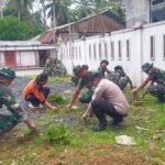 KODIM 1001/HSU-BLG GELAR KARYA BAKTI SERENTAK DI BALANGAN DALAM RANGKA HUT KE-67 KODAM VI/MULAWARMAN