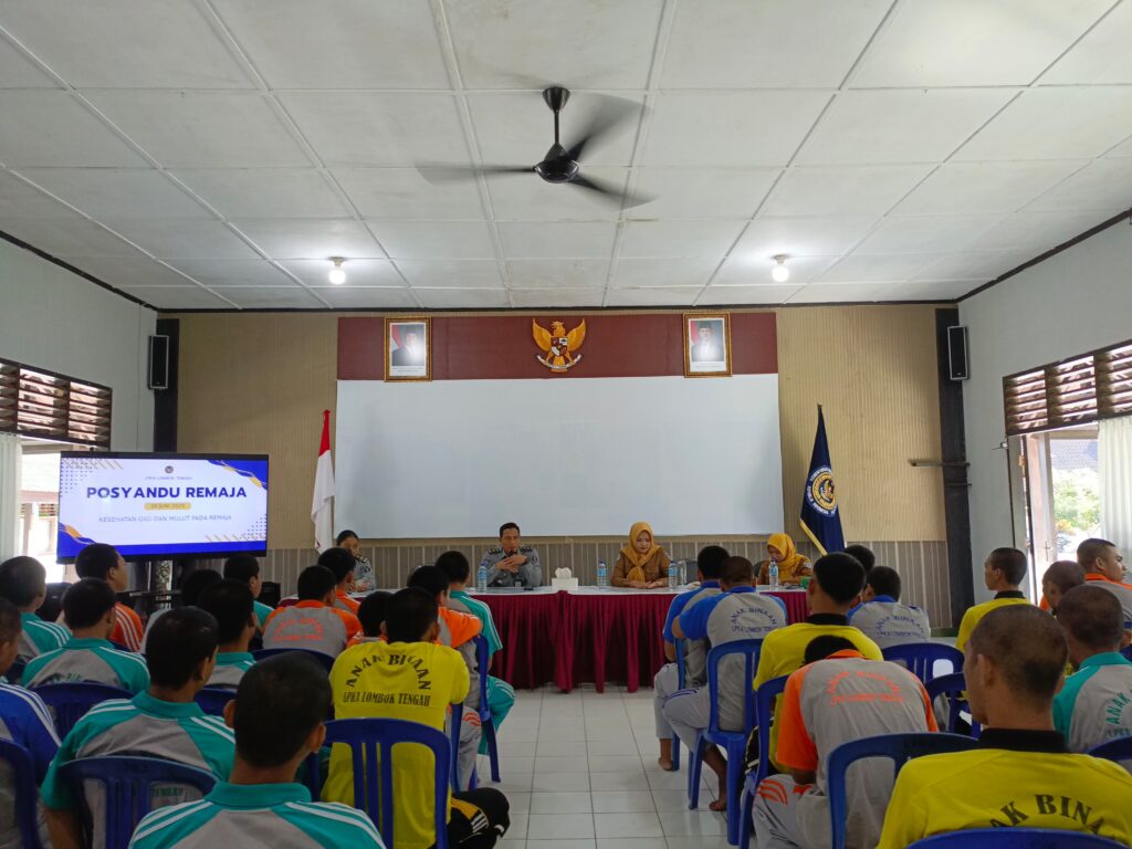 LPKA Lombok Tengah Gelar Posyandu Remaja, Tingkatkan Kesadaran Gigi dan Mulut Anak Binaan!