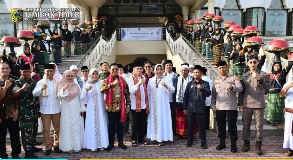 Lombok Timur Gempar! Parade 1447 Dulang Meriahkan Tahun Baru Islam