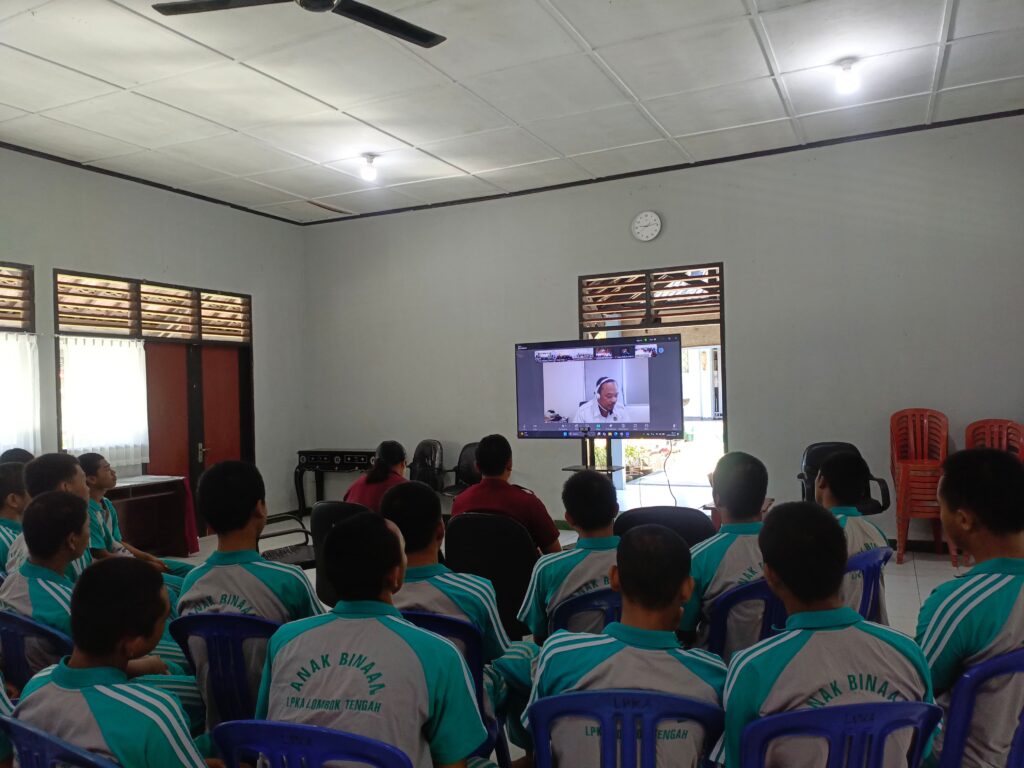 Optimalkan Rehabilitasi Narkotika, Anak Binaan Ikuti Grup Konseling Ke-2 Oleh BNN Provinsi NTB.