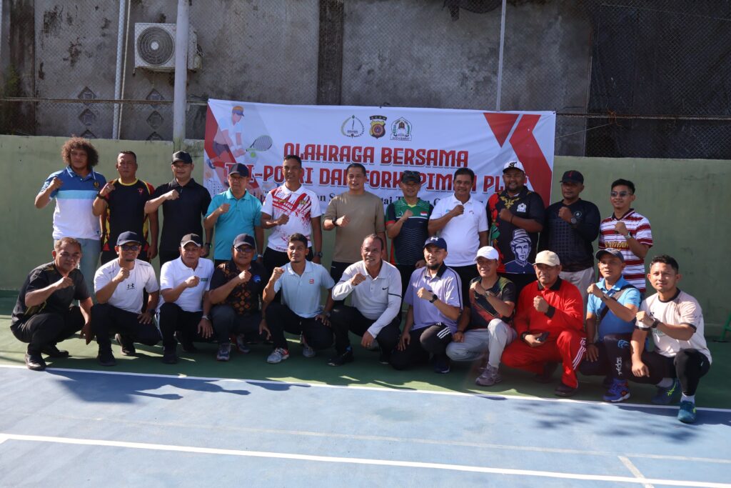 Jaga Sinergitas, TNI – Polri Dan Forkopimda Aceh Barat Gelar Olahraga Bersama Di Makodim 0105/Abar