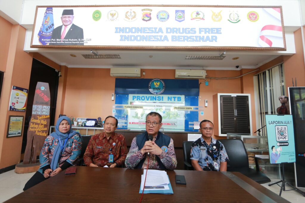 BNNP NTB Paparkan Capaian Semester I 2025: Lonjakan Desa Bersinar & Terobosan Pemberantasan Narkoba