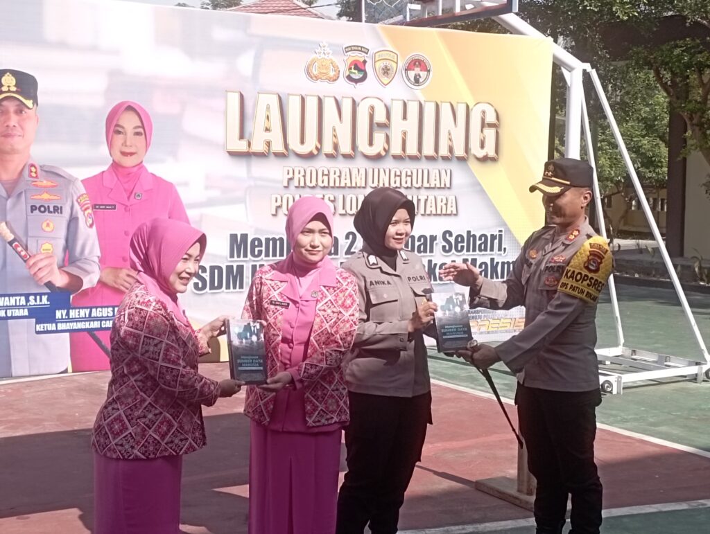 Polres Lombok Utara Luncurkan Program Unggulan “Membaca 2 Lembar Sehari.