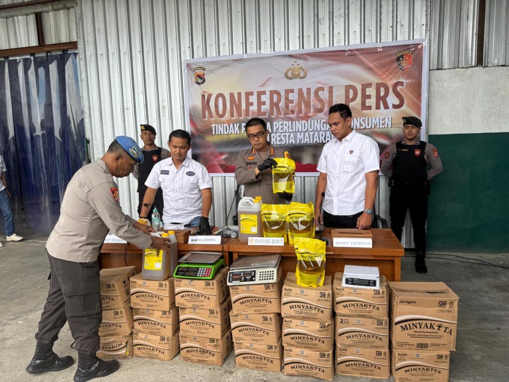 Terbongkar! Skandal Minyak Goreng Curang “Minyak Kita” Gegerkan Mataram, Pemilik Gudang Diciduk!
